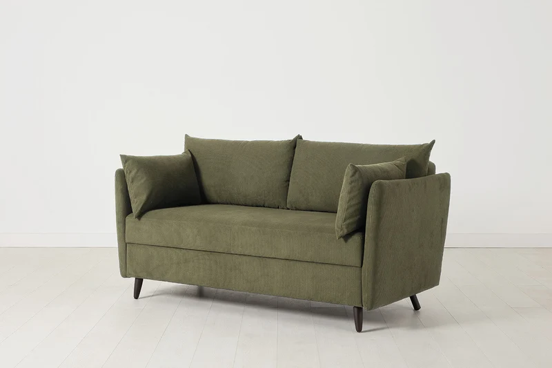 Model 08 Zweisitzer-Schlafsofa , Fenchelgrün