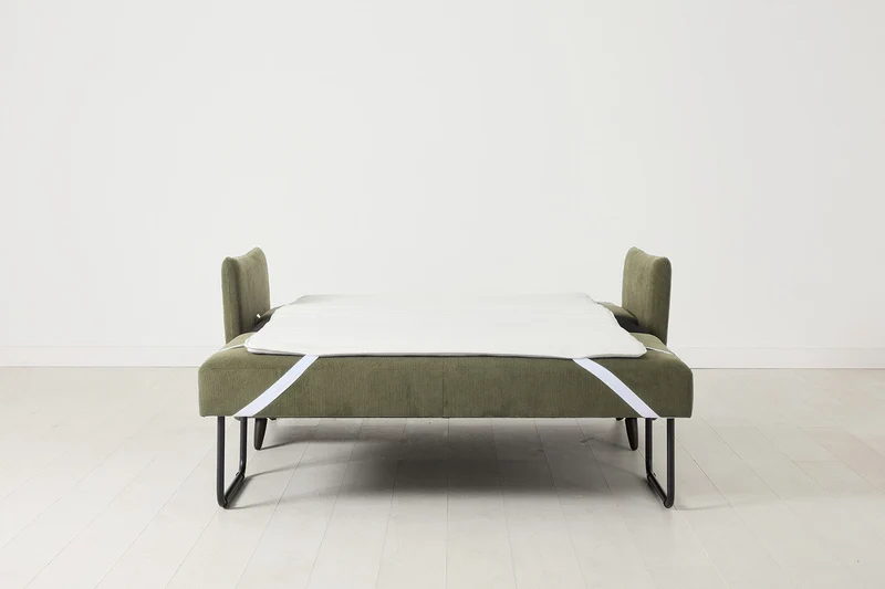 Model 08 Zweisitzer-Schlafsofa , Fenchelgrün