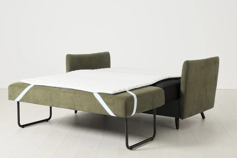 Model 08 Zweisitzer-Schlafsofa , Fenchelgrün