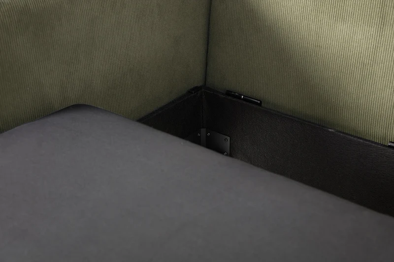 Model 08 Zweisitzer-Schlafsofa , Fenchelgrün