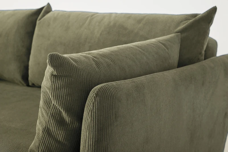 Model 08 Zweisitzer-Schlafsofa , Fenchelgrün