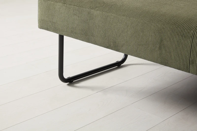 Model 08 Zweisitzer-Schlafsofa , Fenchelgrün