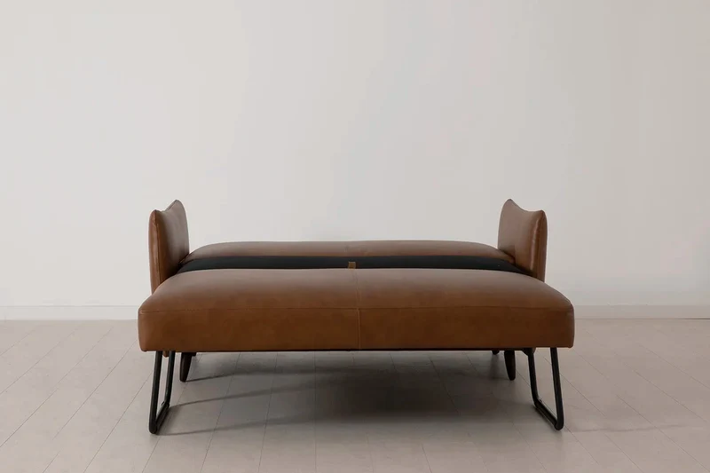 Model 08 Zweisitzer-Schlafsofa , Ahornbraun