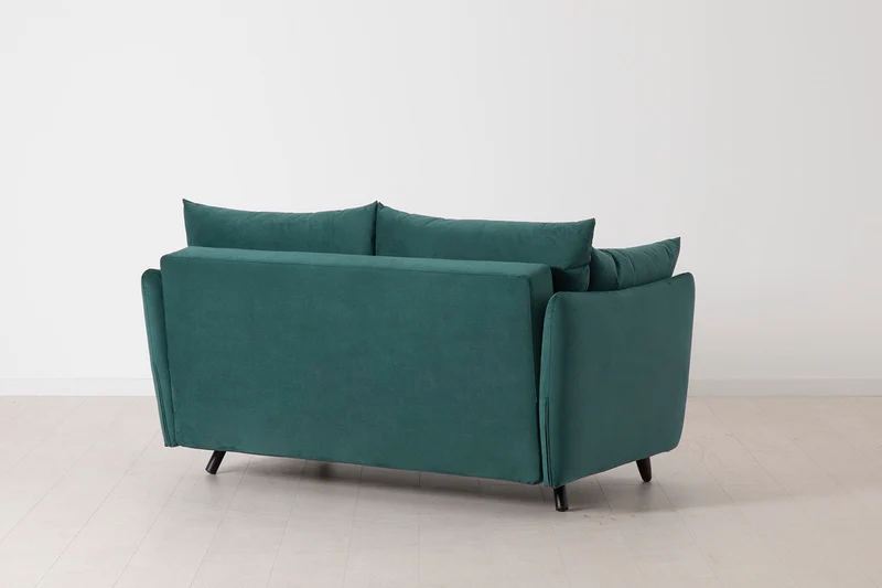 Model 08 Zweisitzer-Schlafsofa , Eisvogelblau
