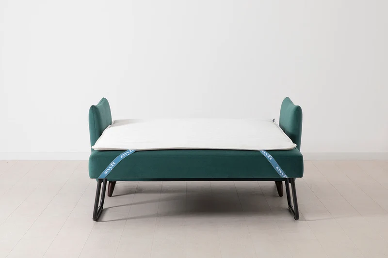 Model 08 Zweisitzer-Schlafsofa , Eisvogelblau