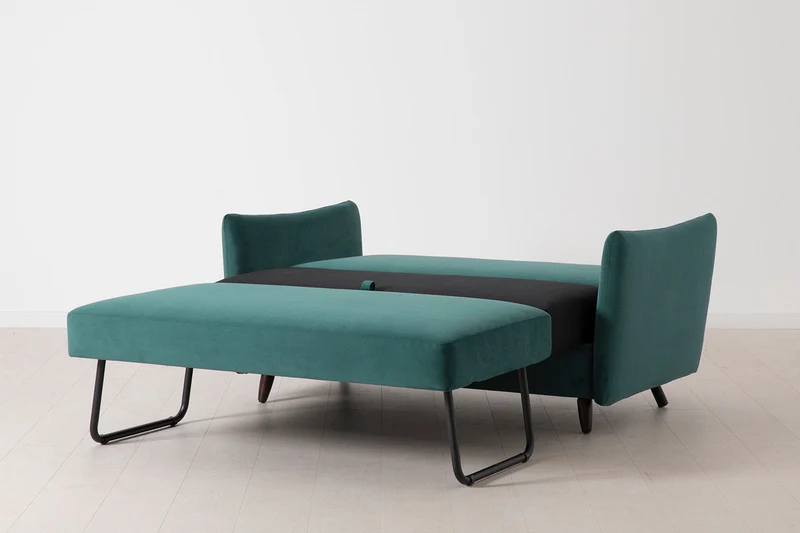 Model 08 Zweisitzer-Schlafsofa , Eisvogelblau