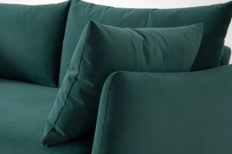Model 08 Zweisitzer-Schlafsofa , Eisvogelblau