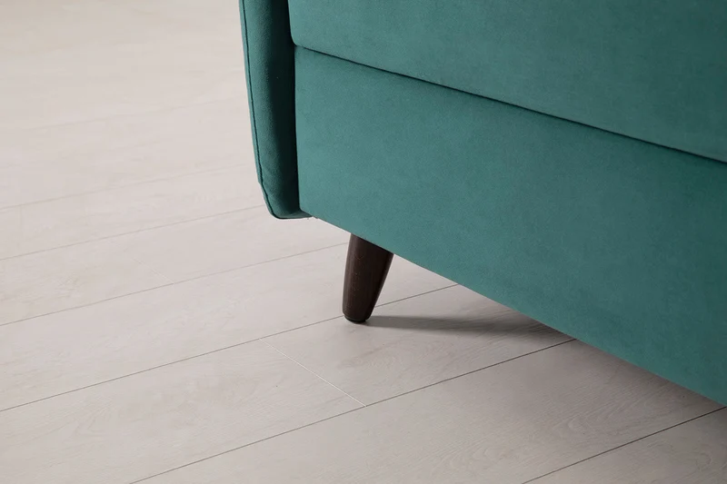 Model 08 Zweisitzer-Schlafsofa , Eisvogelblau