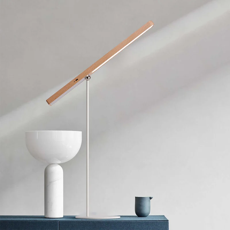 Perch Solid Wood Eye Protecting Table Lamp