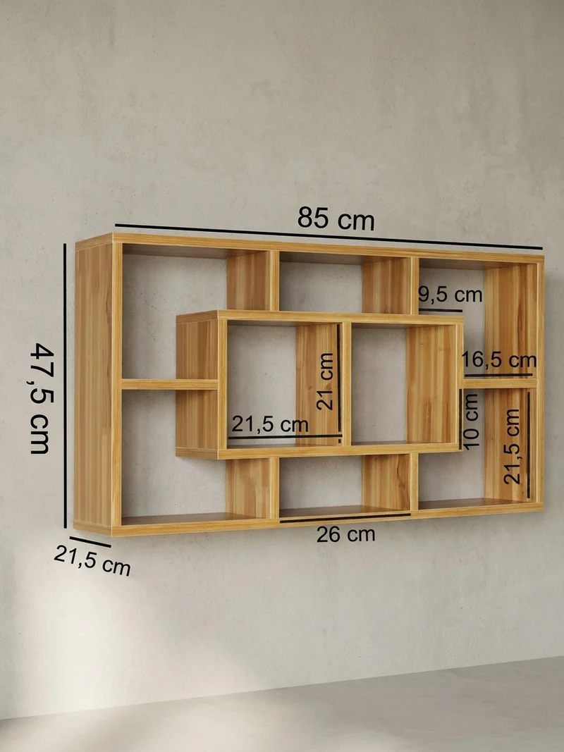 Wandregal MDF Melaminbeschichtet Modern