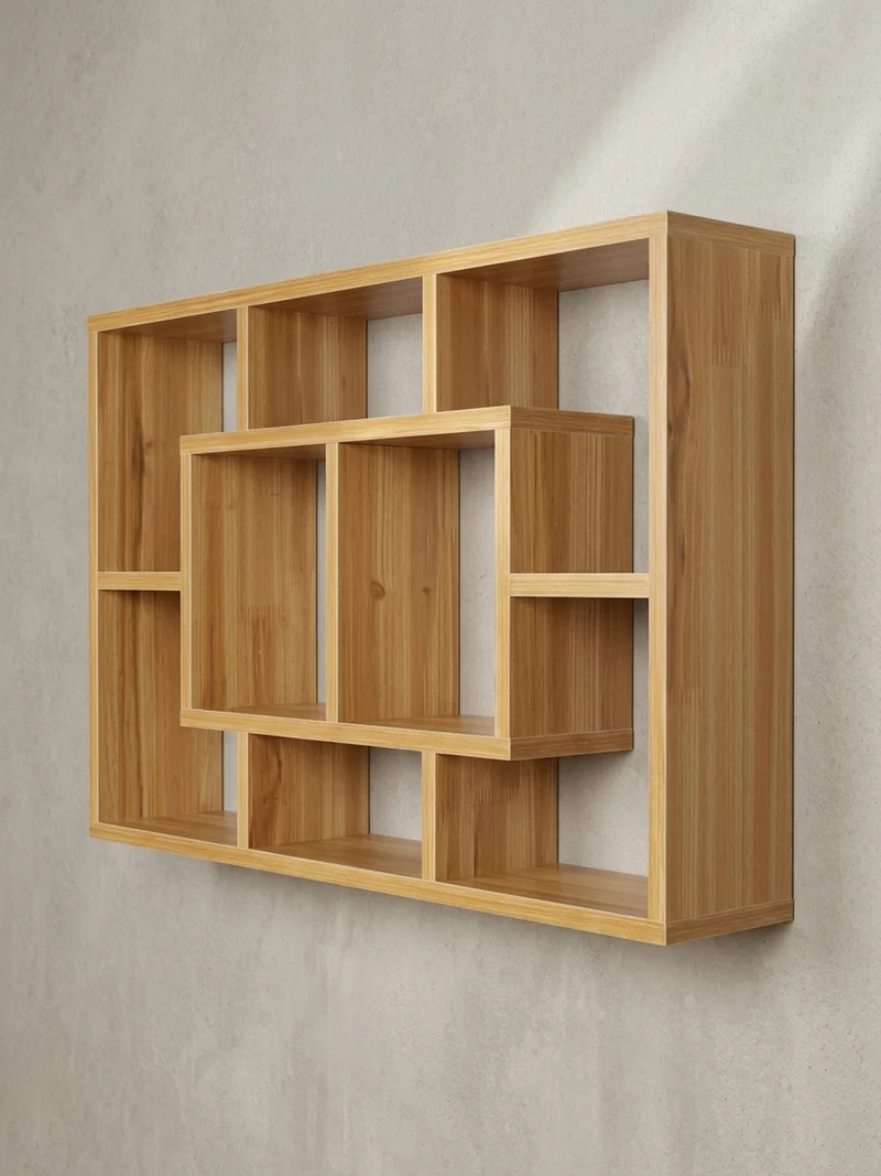 Wandregal MDF Melaminbeschichtet Modern