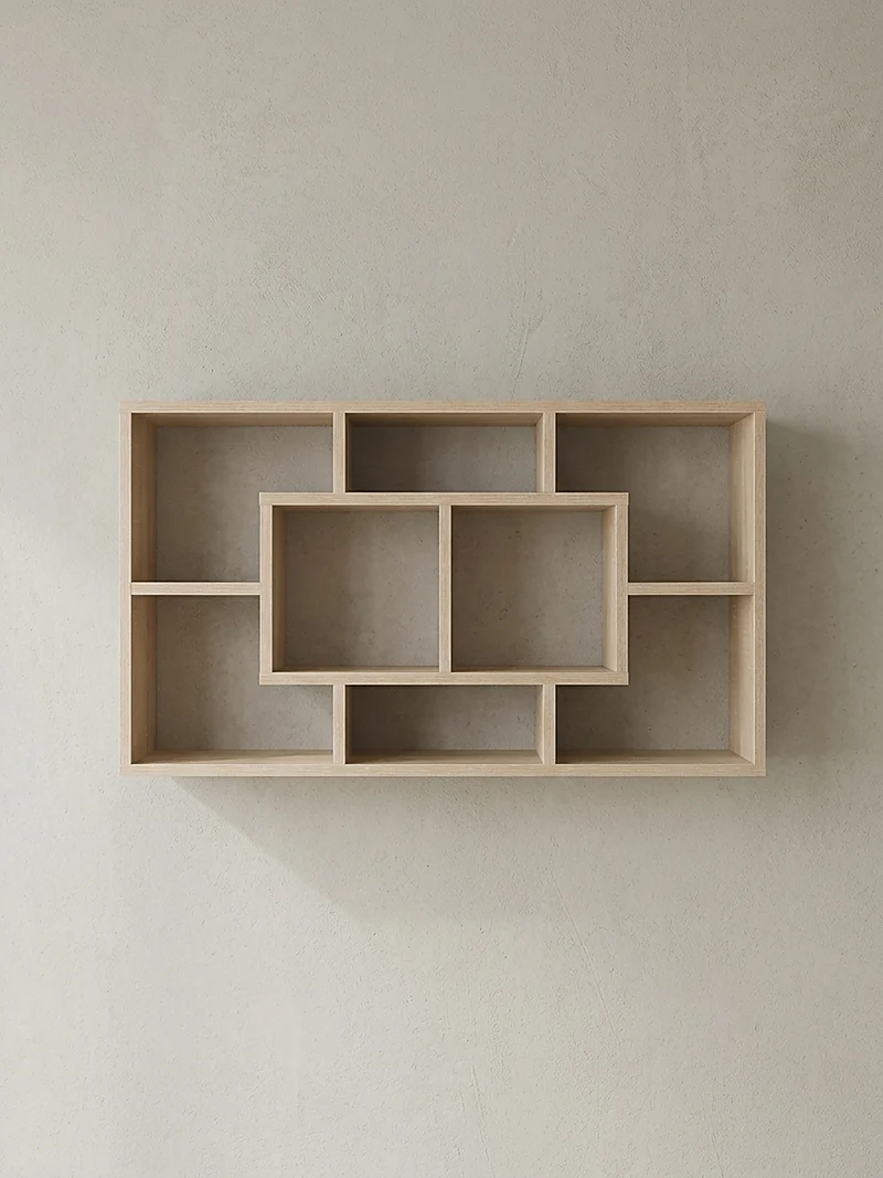 Wandregal MDF Melaminbeschichtet Modern
