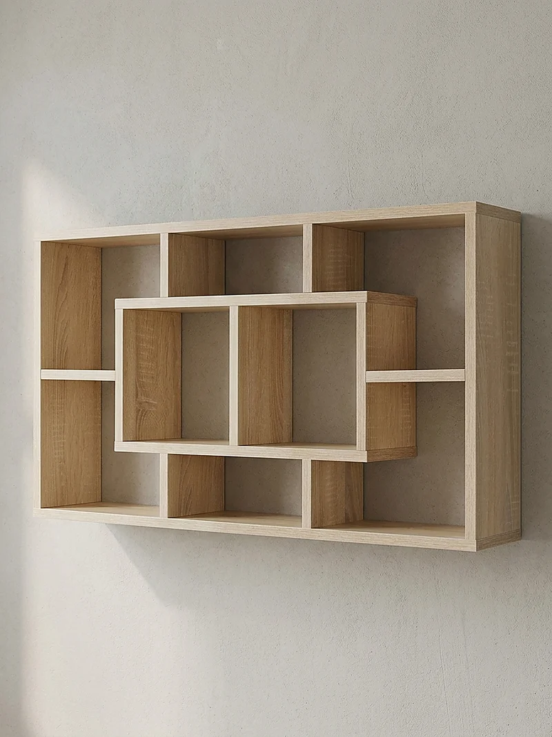 Wandregal MDF Melaminbeschichtet Modern