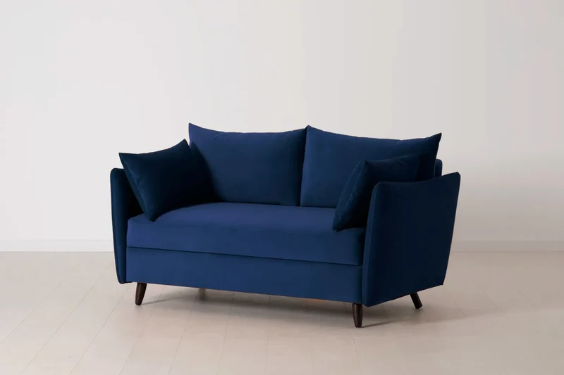 Model 08 Zweisitzer-Schlafsofa , Indigoblau
