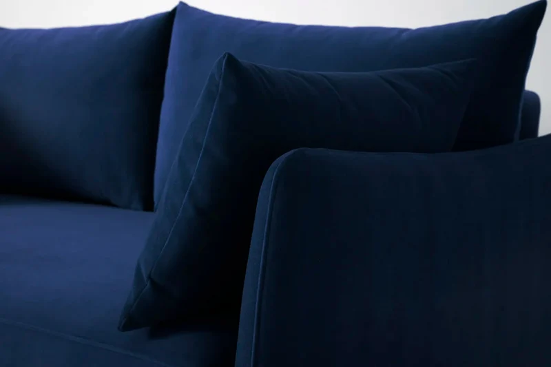Model 08 Zweisitzer-Schlafsofa , Indigoblau