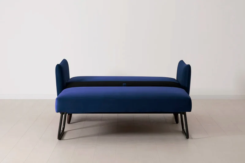 Model 08 Zweisitzer-Schlafsofa , Indigoblau