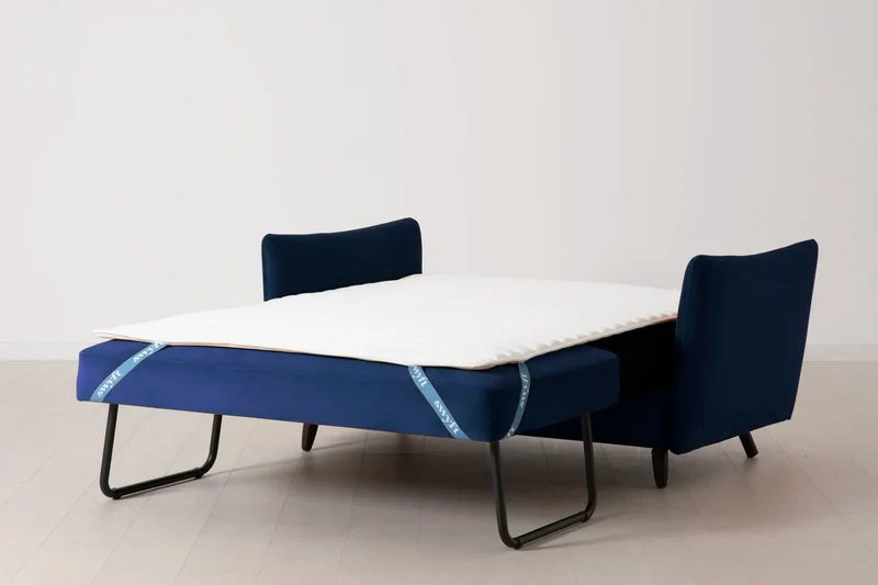 Model 08 Zweisitzer-Schlafsofa , Indigoblau