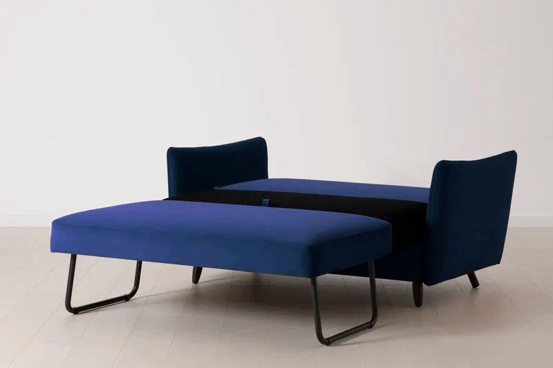 Model 08 Zweisitzer-Schlafsofa , Indigoblau