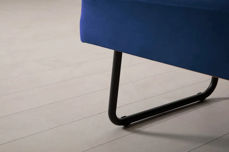 Model 08 Zweisitzer-Schlafsofa , Indigoblau