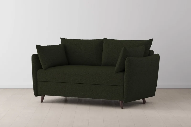 Model 08 Zweisitzer-Schlafsofa , Farngrün
