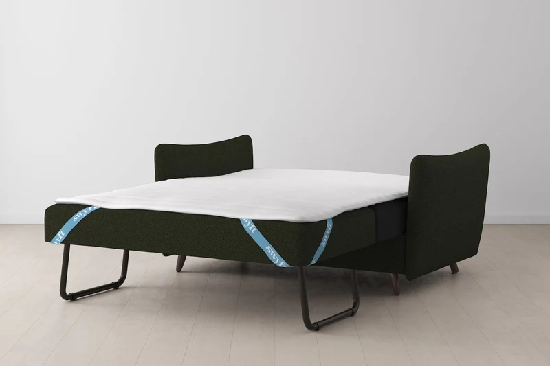Model 08 Zweisitzer-Schlafsofa , Farngrün