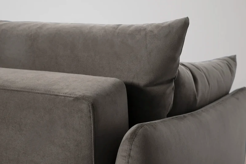 Model 08 Zweisitzer-Schlafsofa , Elefantengrau