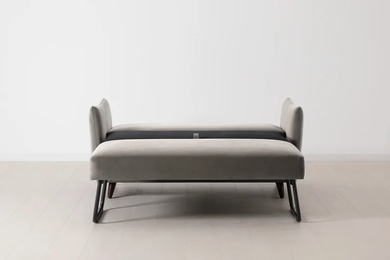 Model 08 Zweisitzer-Schlafsofa , Elefantengrau
