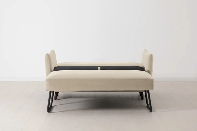 Model 08 Zweisitzer-Schlafsofa , Knochenweiß