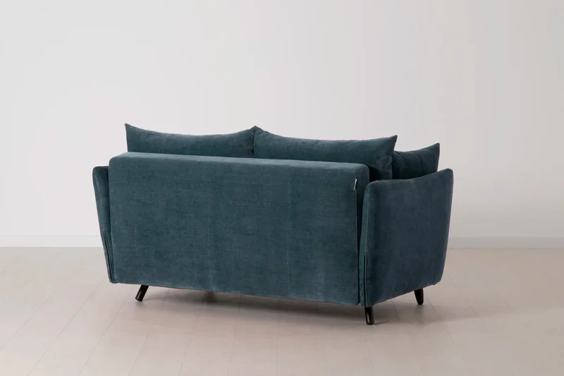 Model 08 Zweisitzer-Schlafsofa , Wasserblau