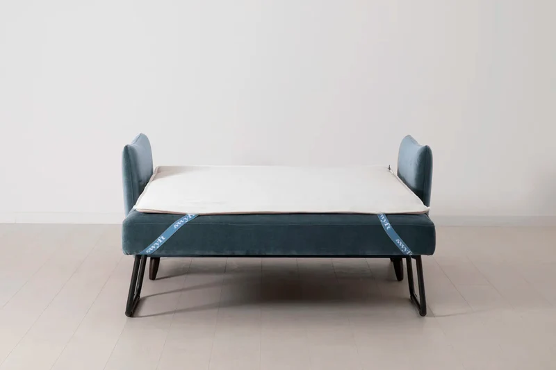 Model 08 Zweisitzer-Schlafsofa , Wasserblau