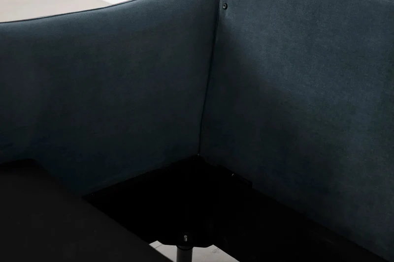Model 08 Zweisitzer-Schlafsofa , Wasserblau