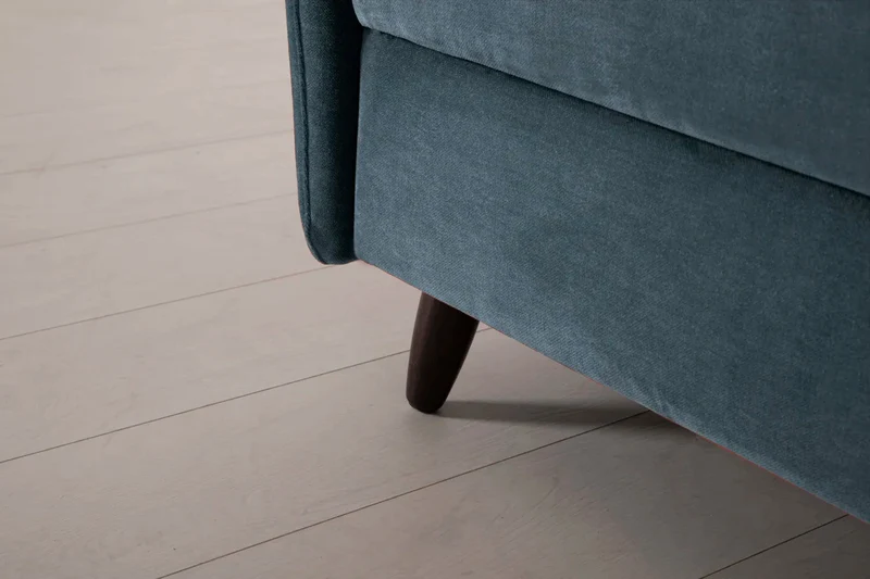 Model 08 Zweisitzer-Schlafsofa , Wasserblau