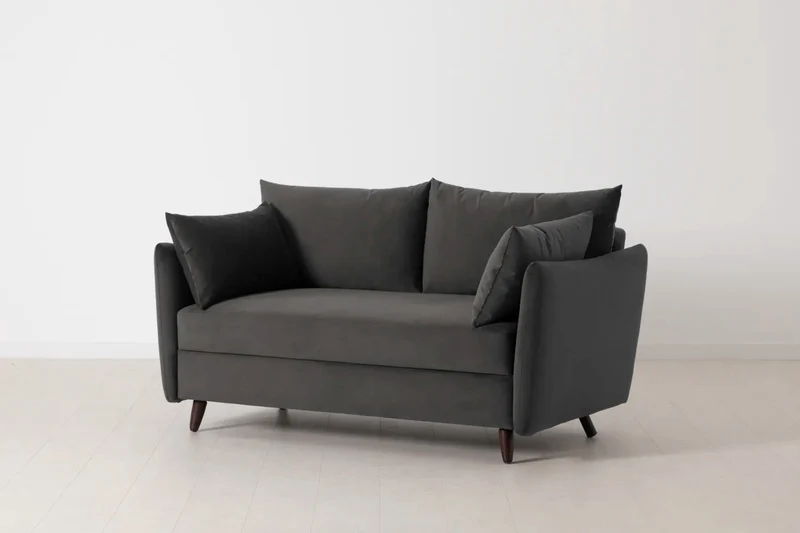 Model 08 Zweisitzer-Schlafsofa , Dunkelgrau