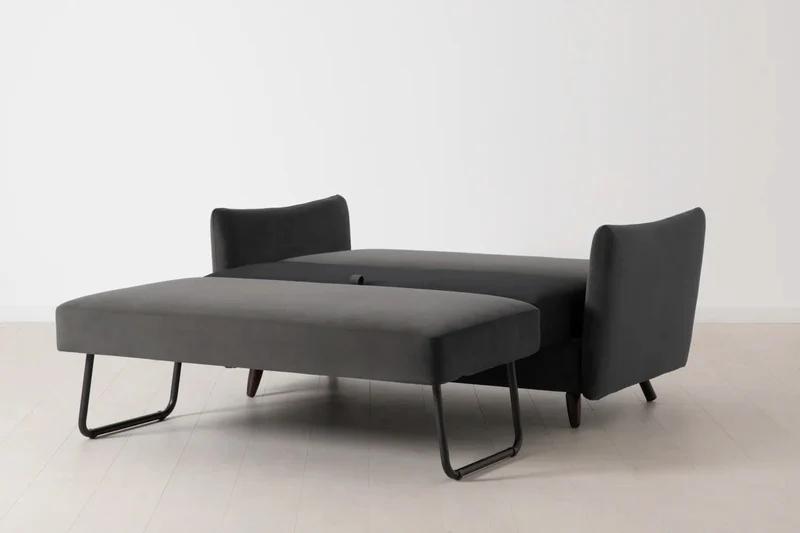 Model 08 Zweisitzer-Schlafsofa , Dunkelgrau