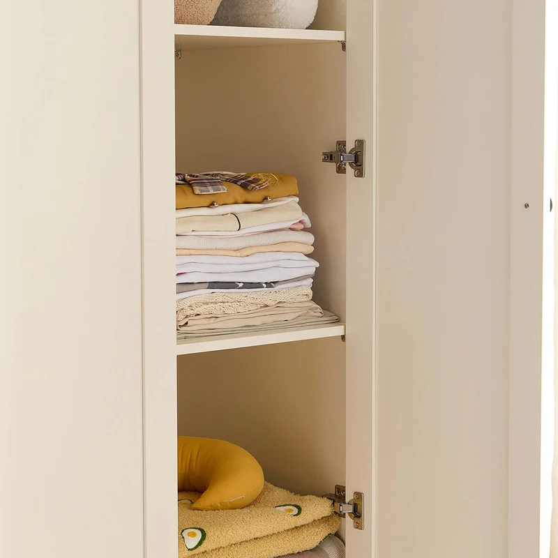 Julies Kids White Wardrobe Cabinet