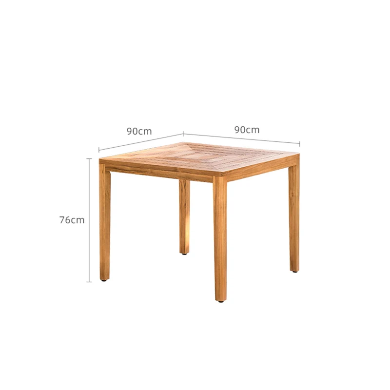 Etimoe Square Teak Table