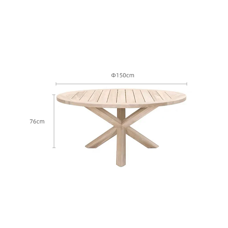 Monte Round Crossleg Table