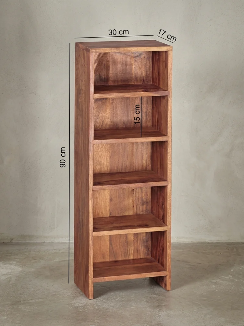 CD-Regal Massivholz Pflegeleicht 90cm