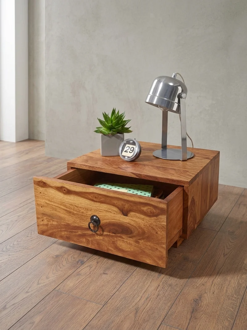 Nachttisch Massivholz Schublade Landhausstil Handgefertigt
