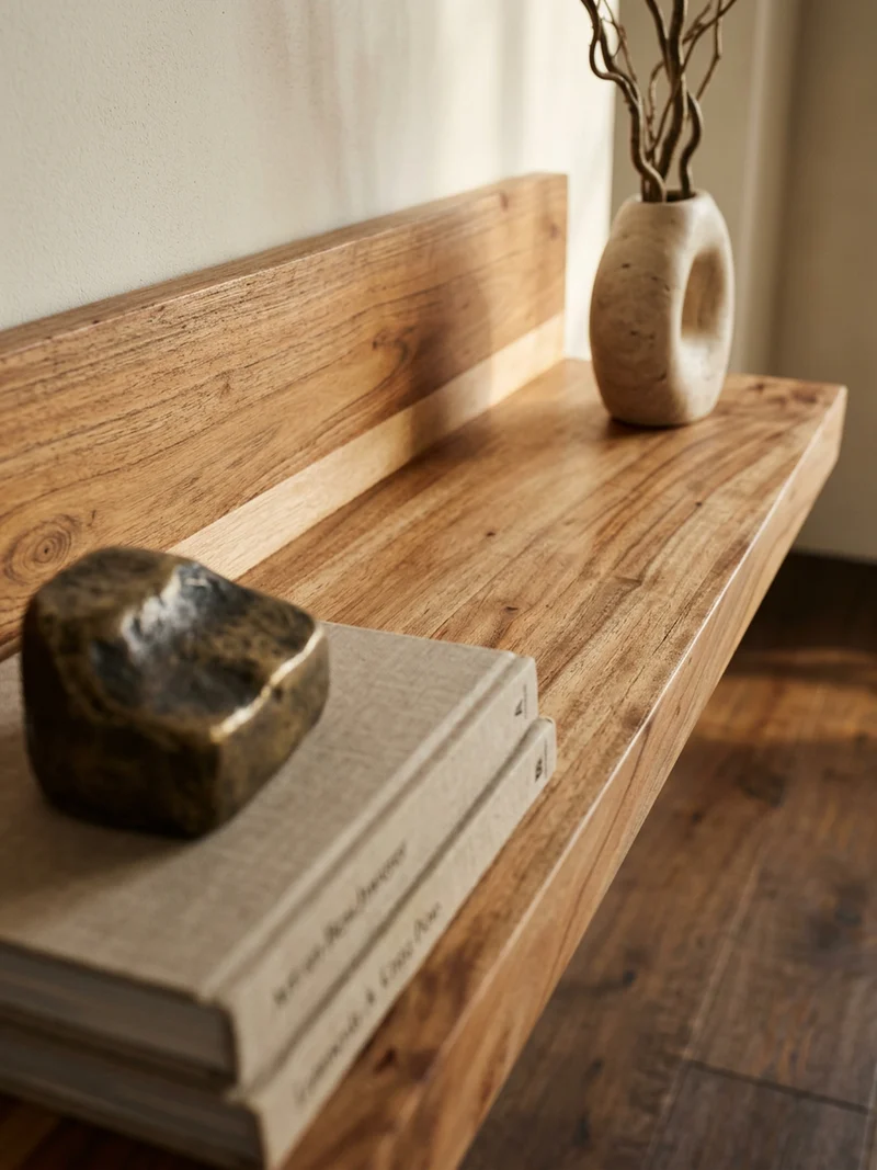 Wandregal Massivholz Flexibles Design Landhausstil