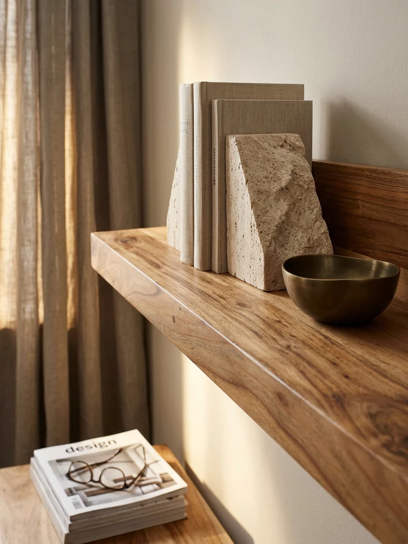 Wandregal Massivholz Flexibles Design Landhausstil