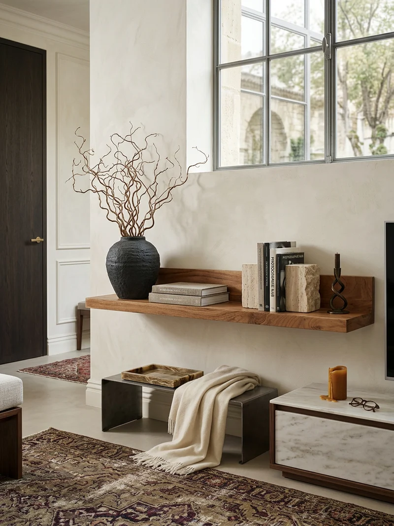 Wandregal Massivholz Flexibles Design Landhausstil