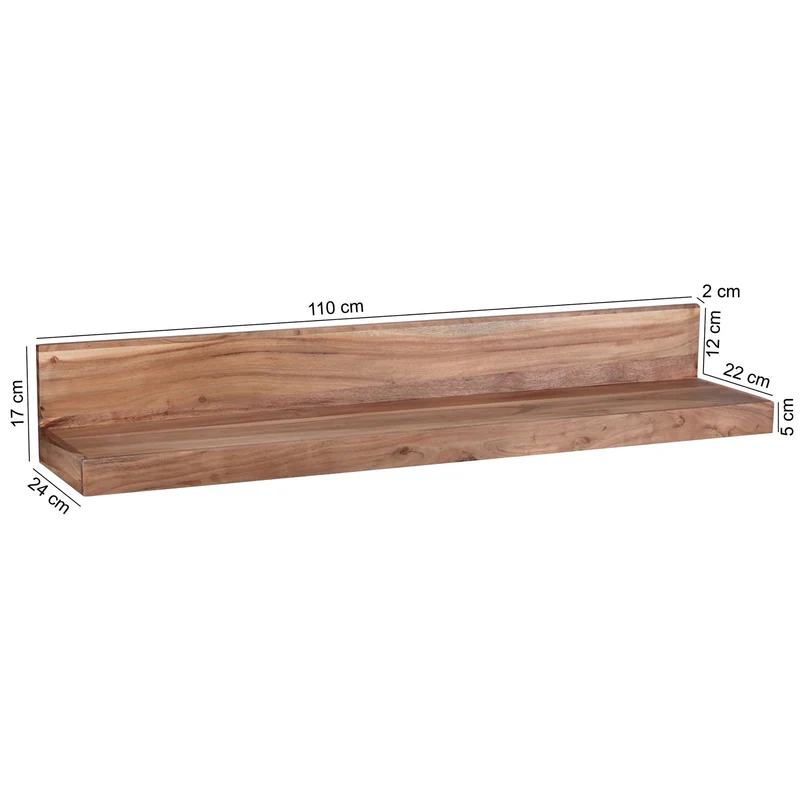 Wandregal Massivholz Flexibles Design Landhausstil
