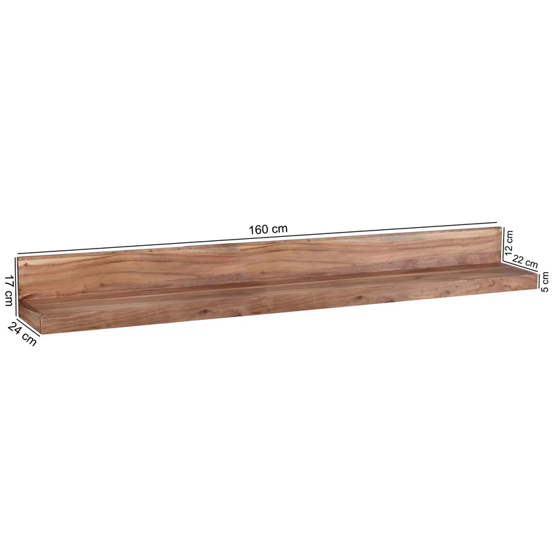 Wandregal Massivholz Flexibles Design Landhausstil