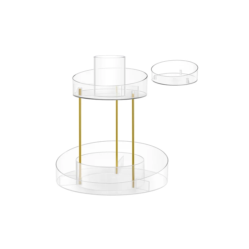 Make-up Organizer drehbar mit extra Tablett