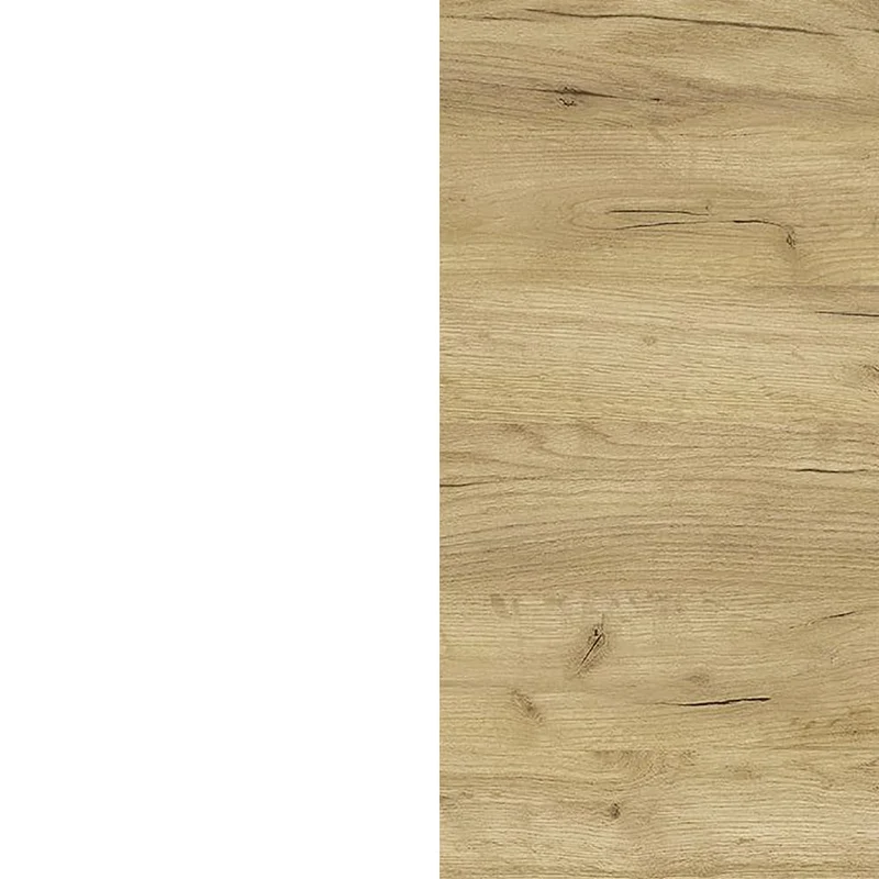 Waschbeckenunterschrank Weiß-Beige 70x34x58 cm mit Siphonaussparung
