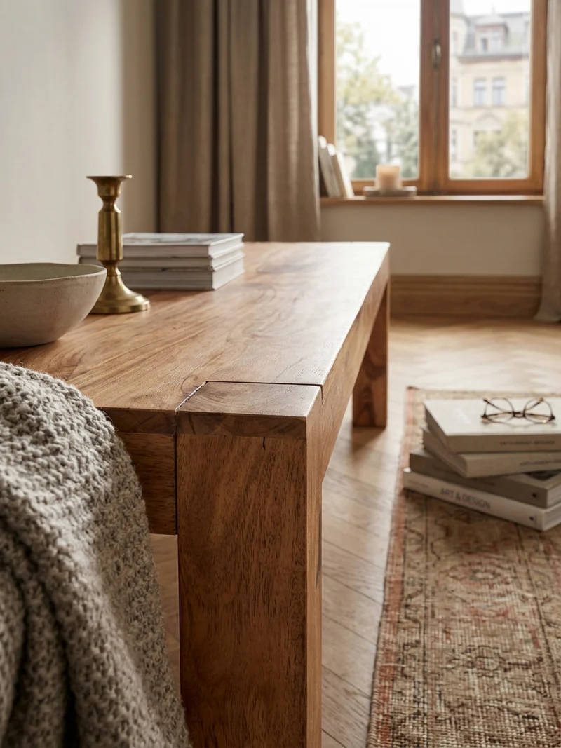 Sitzbank Massivholz Landhausstil handgefertigt