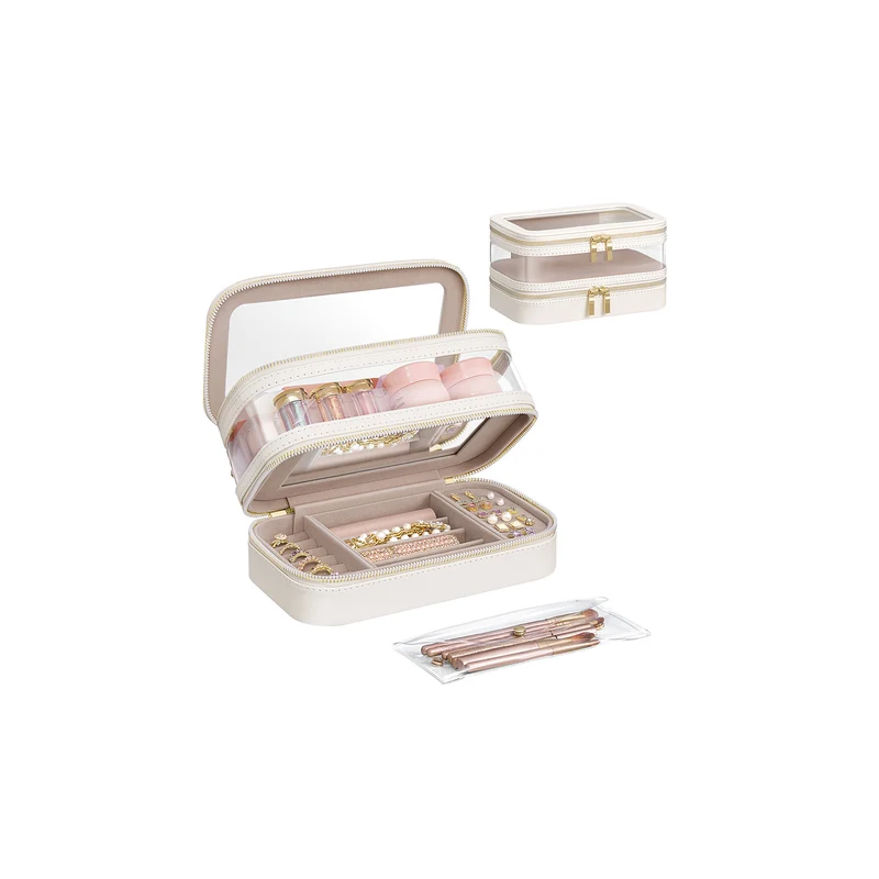 Make-up Tasche mit Schmuckkästchen