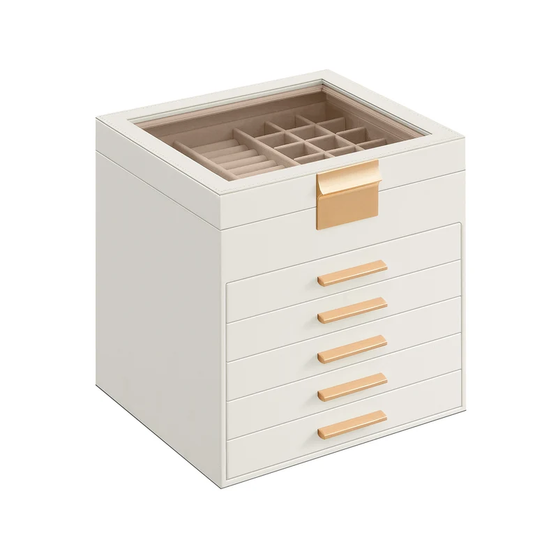 Schmuckbox mit Glasdeckel