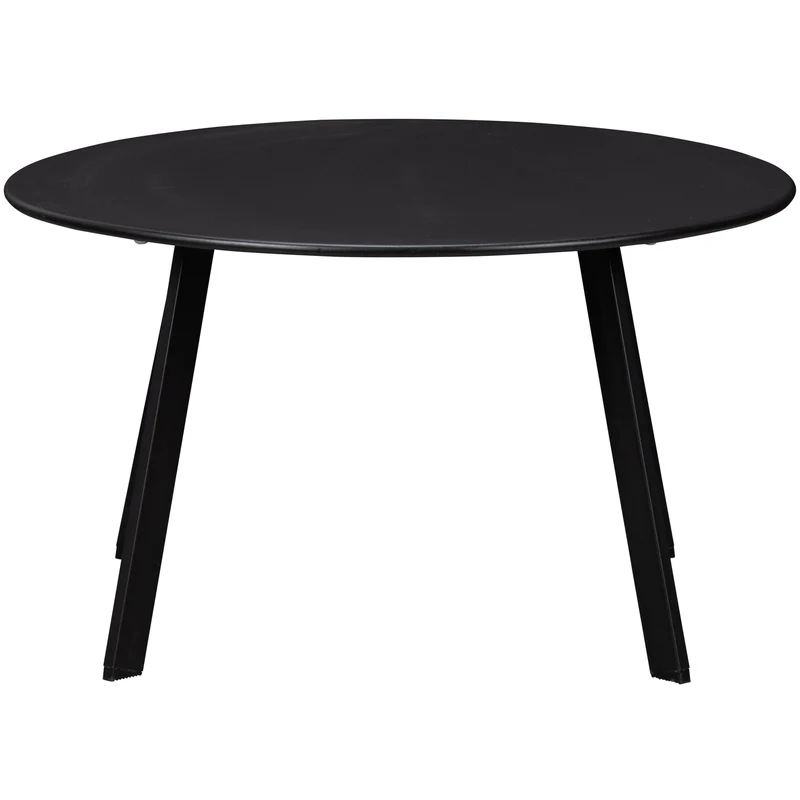 Fer beistelltisch garten metall schwarz ø70 cm